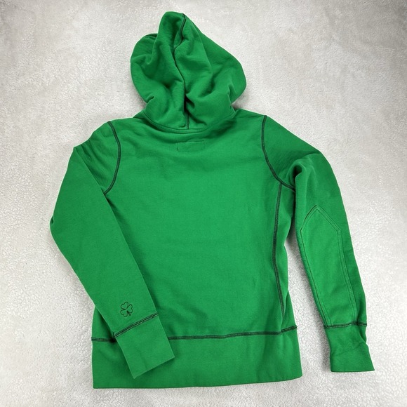 American Giant Hoodie Women's Medium Full Zip Shamrock St Patrick's Day Green - Picture 2 of 9